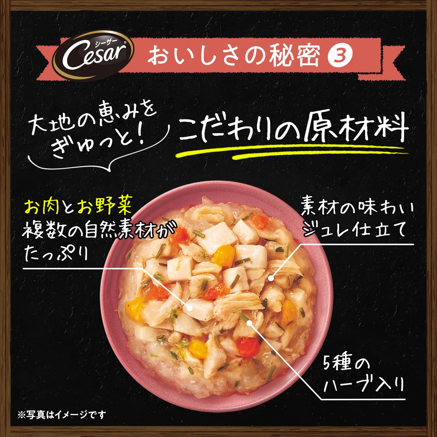 Amazon.co.jp: シーザー パウチ 成犬用 自然素材レシピ 無添加 60g×12